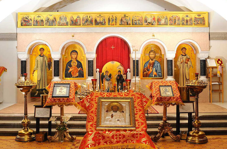 Престольный праздник нижнего храма кафедрального собора