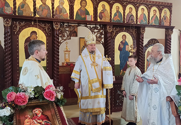 Епископ Венский и Австрийский Алексий совершил Литургию в Санкт-Пёльтене 