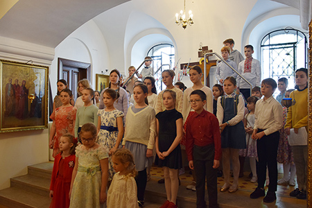 Пасхальный концерт воспитанников Воскресной школы Свято-Николаевского кафедрельного собора в Вене
