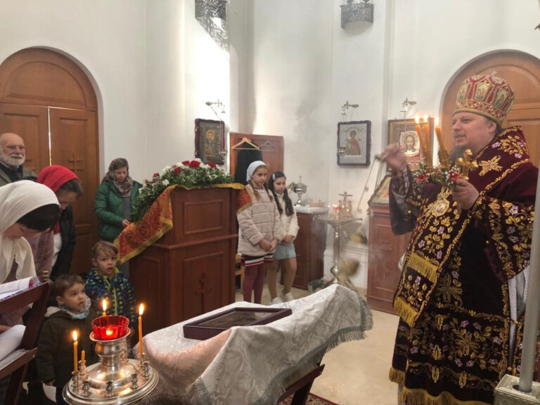 Архиерейское Пасхальное богослужение в Лаа ан дер Тайя