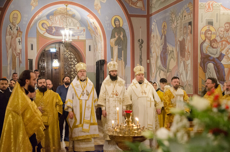 Митрополит Волоколамский Антоний возглавил Всенощное бдение в Вене