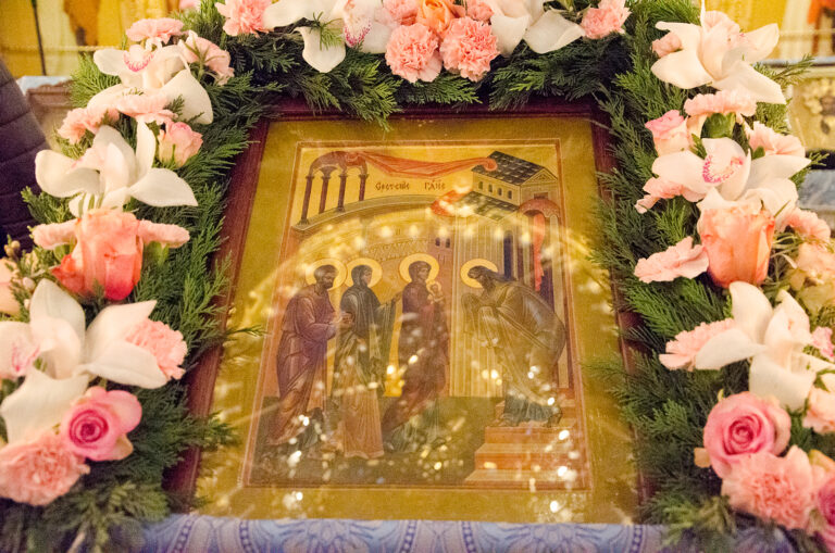 Архиерейская литургия в праздник Сретения Господня