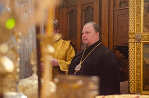 Епископ Алексий совершил Всенощное бдение в канун Недели 26-й по Пятидесятнице