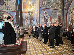 В Кафедральном соборе Святителя Николая в Вене отметили День дипломата