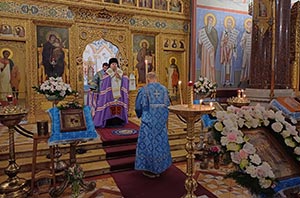 Всенощное бдение в канун праздника Сретения Господня