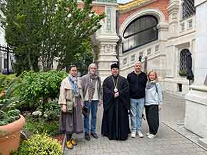 Посещение Кафедрального собора потомками генерал-лейтенанта Д. М. Карбышева