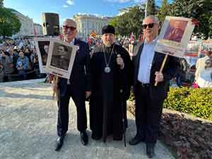 Кафедральный собор Свт.Николая в Вене принял участие в шествии «Бессмертного полка»