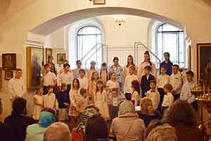 Пасхальный концерт воспитанников Воскресной школы Кафедрельного собора