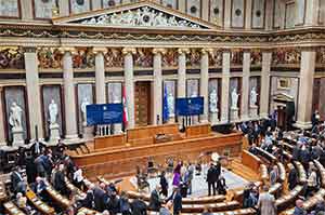 Преосвященнейший епископ Венский и Австрийский Алексий принял участие в торжественном акте, посвящённом 70-летию подписания Австрийского государственного договора