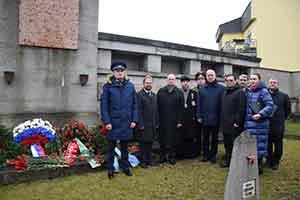 Перезахоронение останков военнослужащего Советской армии в Нижней Австрии