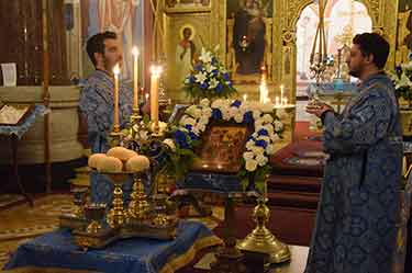 Всенощное бдение в канун праздника Введения во храм Пресвятой Богородицы