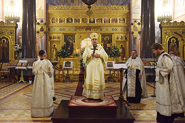 Епископ Венский и Австрийский Алексий возглавил чтение Царских часов